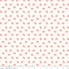 Sweetheart Cream XO Yardage by My Mind's Eye for Riley Blake Designs