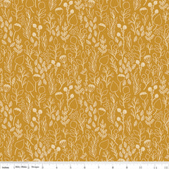 Blush 'N Butterscotch Butterscotch Outlines Yardage by Simple Simon & Co. for Riley Blake Designs