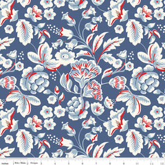 Freedom Garden Cornflower Main Yardage by My Mind's Eye for Riley Blake Designs