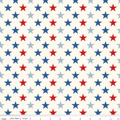 Freedom Garden Multi Stars Yardage by My Mind's Eye for Riley Blake Designs