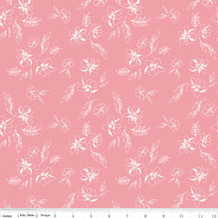 Berry Market Peony Sketches Yardage by Beverly McCullough for Riley Blake Designs