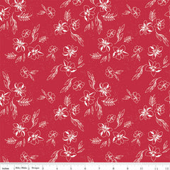 Berry Market Red Sketches Yardage by Beverly McCullough for Riley Blake Designs