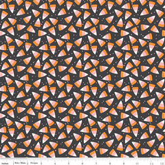 Hey Pumpkin Charcoal Corn Candy Yardage by My Mind's Eye for Riley Blake Designs