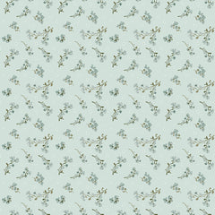 Renew by Gervais Bleached Denim Sweet Pea Yardage by Sandy Gervais for Riley Blake Designs