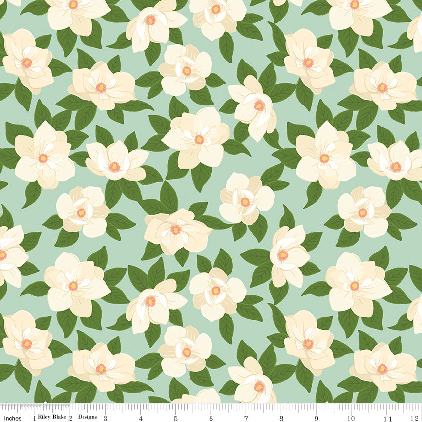 Southern Charm Mint Main Yardage by RBD Designers for Riley Blake Designs