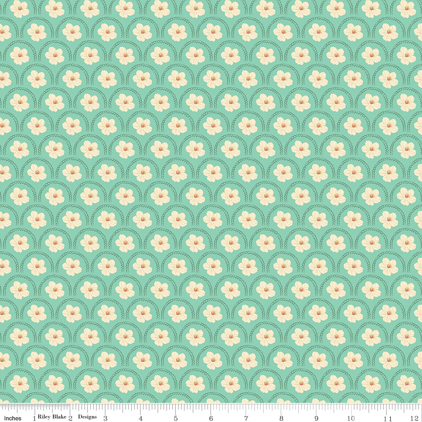Southern Charm Cloud Peach Blossoms Yardage by RBD Designers for Riley Blake Designs