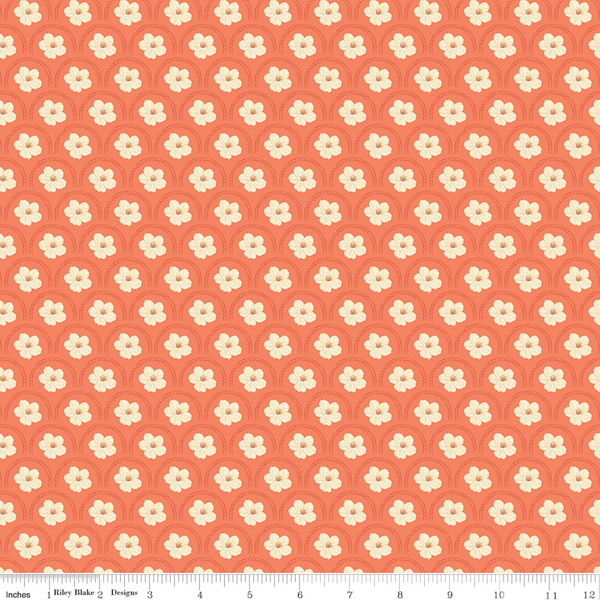 Southern Charm Rouge Peach Blossoms Yardage by RBD Designers for Riley Blake Designs