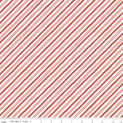 Holiday Spirit Red Stripe Yardage by Lisa Audit for Riley Blake Designs
