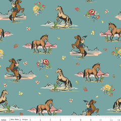Cowgirl Blue Main Yardage by Echo Park Paper Co. for Riley Blake Designs