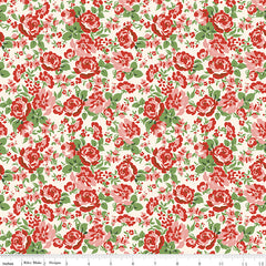 Cowgirl Red Floral Yardage by Echo Park Paper Co. for Riley Blake Designs