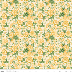 Cowgirl Yellow Floral Yardage by Echo Park Paper Co. for Riley Blake Designs