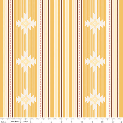Cowgirl Yellow Blanket Yardage by Echo Park Paper Co. for Riley Blake Designs