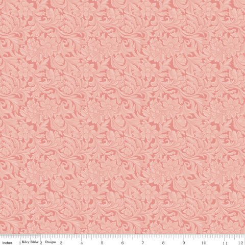 Cowgirl Pink Leather Yardage by Echo Park Paper Co. for Riley Blake Designs