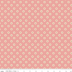 Cowgirl Pink Flower Dots Yardage by Echo Park Paper Co. for Riley Blake Designs
