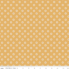 Cowgirl Yellow Flower Dots Yardage by Echo Park Paper Co. for Riley Blake Designs