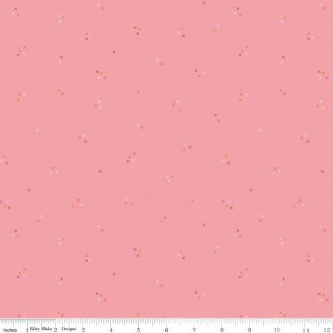 Correspondence Peony Stitching Yardage by Beverly McCullough for Riley Blake Designs