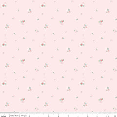 Whimsical Woodland Pink Mushrooms Yardage by Tasha Noel for Riley Blake Designs