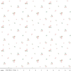 Whimsical Woodland White Mushrooms Yardage by Tasha Noel for Riley Blake Designs