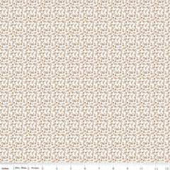 Whimsical Woodland Natural Mini Florals Yardage by Tasha Noel for Riley Blake Designs