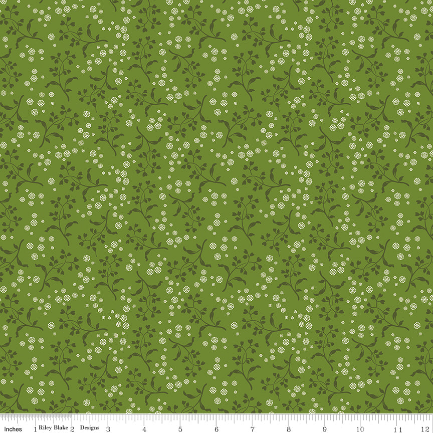 Baked With Love Olive Apron Yardage by Lori Holt for Riley Blake Designs