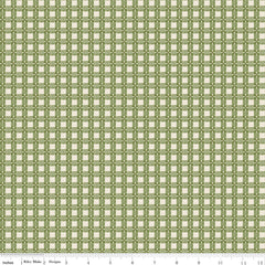 Baked With Love Olive Tablecloth Yardage by Lori Holt for Riley Blake Designs
