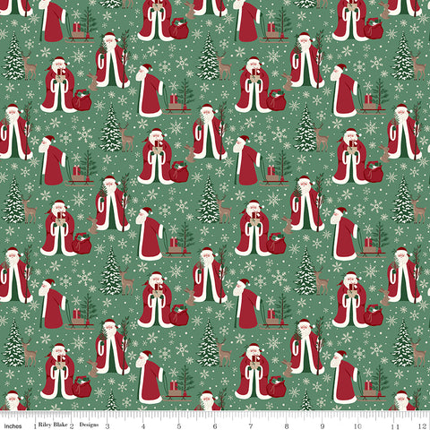 Christmas Time Green Main Yardage by Dani Mogstad for Riley Blake Designs