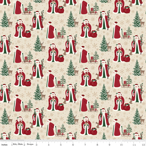 Christmas Time Linen Main Yardage by Dani Mogstad for Riley Blake Designs
