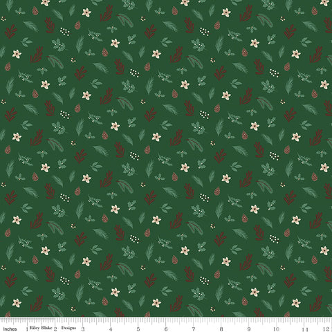 Christmas Time Forest Foliage Yardage by Dani Mogstad for Riley Blake Designs