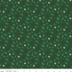 Christmas Time Forest Foliage Yardage by Dani Mogstad for Riley Blake Designs