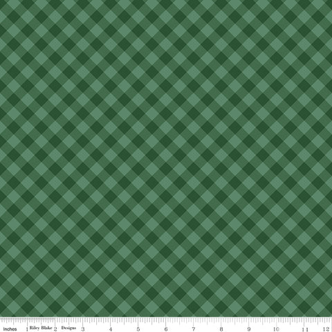 Christmas Time Forest Plaid Yardage by Dani Mogstad for Riley Blake Designs
