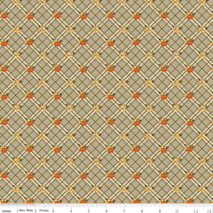 Bountiful Sage Pumpkin Plaid Yardage by Sandy Gervais for Riley Blake Designs