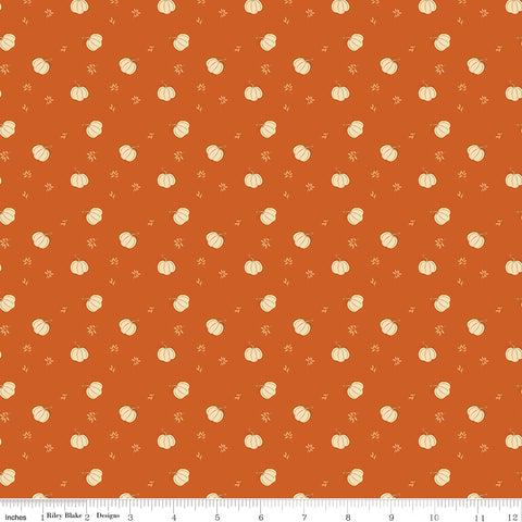 Bountiful Autumn Pumpkins Yardage by Sandy Gervais for Riley Blake Designs