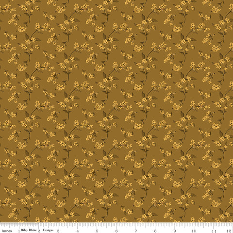 Bountiful Suede Bittersweet Yardage by Sandy Gervais for Riley Blake Designs