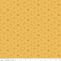 Bountiful Yellow Flower Toss Yardage by Sandy Gervais for Riley Blake Designs