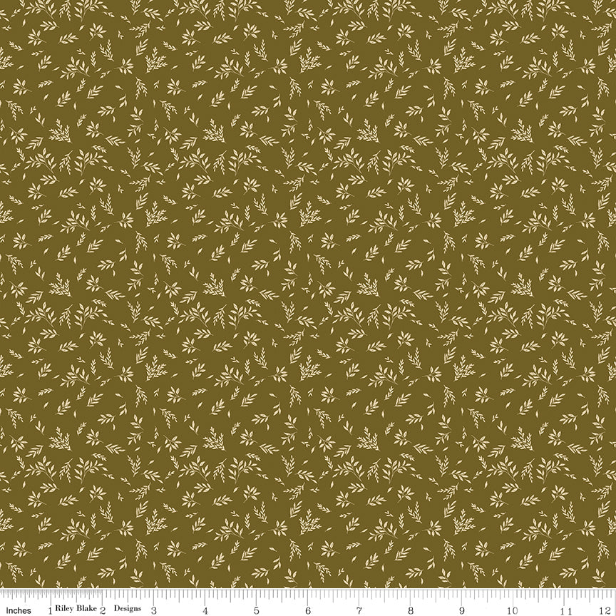 Bountiful Green Leaves Yardage by Sandy Gervais for Riley Blake Designs