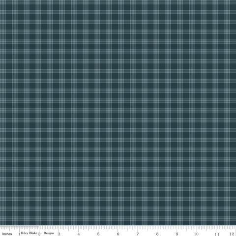 Whispering Pines Blue Plaid Yardage by RBD Designers for Riley Blake Designs