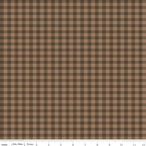 Whispering Pines Brown Plaid Yardage by RBD Designers for Riley Blake Designs