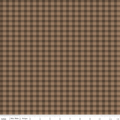 Whispering Pines Brown Plaid Yardage by RBD Designers for Riley Blake Designs
