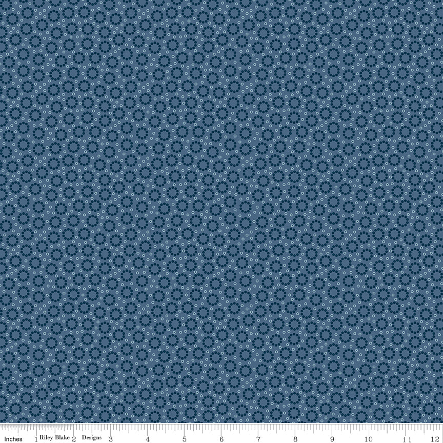 Denim & Daisy Denim Miller Yardage by Lori Holt for Riley Blake Designs