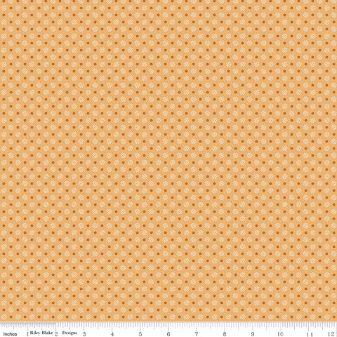 Denim & Daisy Daisy Polka Dot Yardage by Lori Holt for Riley Blake Designs