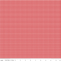 Gingham Red 1/8" Gingham Yardage by Riley Blake Designs