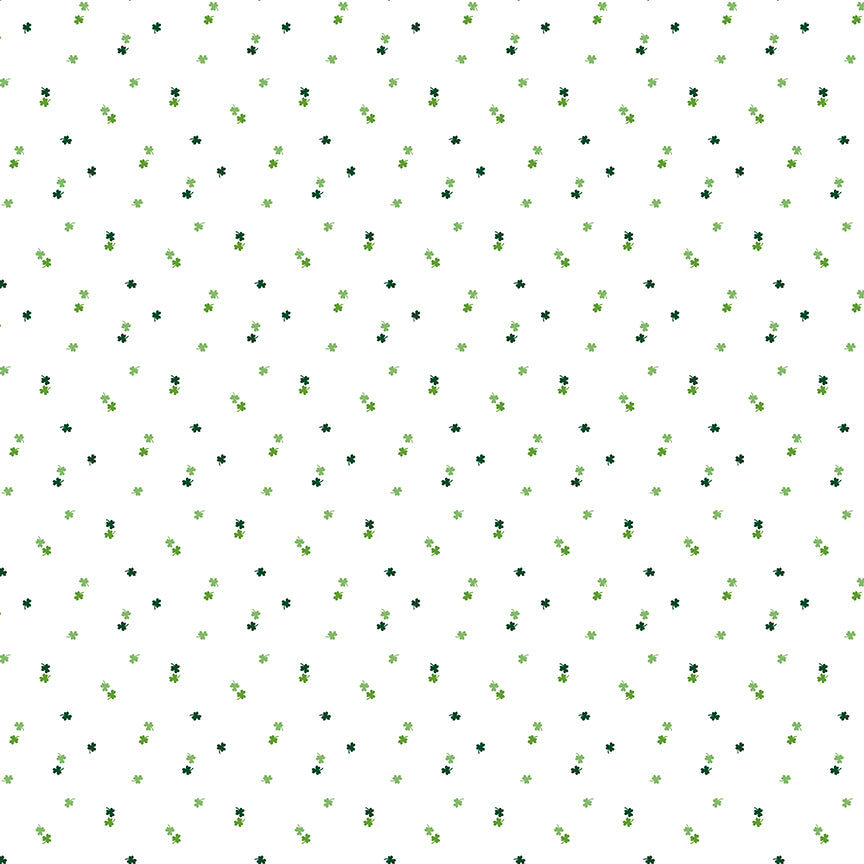 Seasonal Basics White Clovers Yardage by Christopher Thompson for Riley Blake Designs