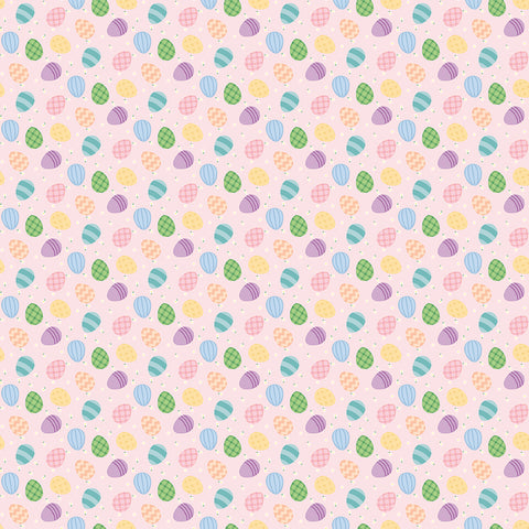 Seasonal Basics Pink Egg Toss Yardage by Christopher Thompson for Riley Blake Designs