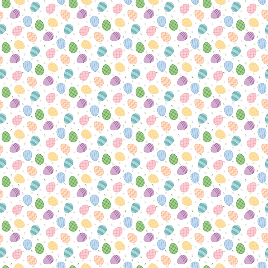 Seasonal Basics White Egg Toss Yardage by Christopher Thompson for Riley Blake Designs