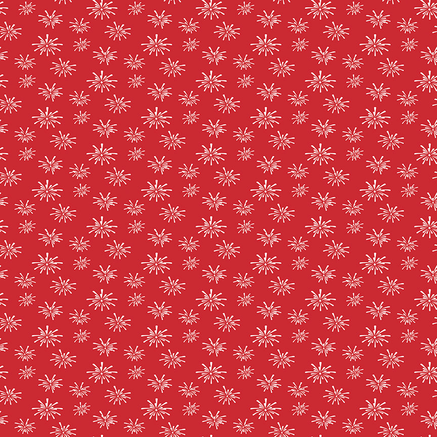 easonal Basics Red Fireworks Yardage by Christopher Thompson for Riley Blake Designs