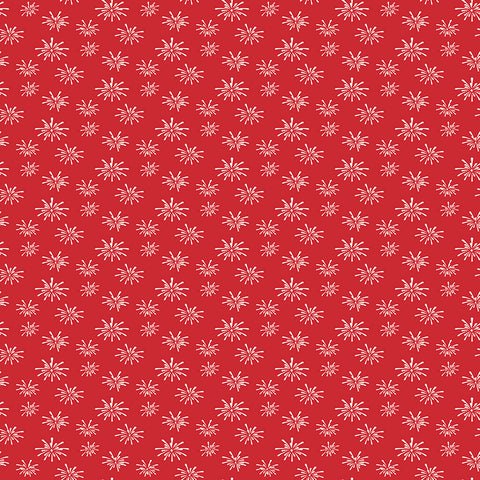 Seasonal Basics Red Fireworks Yardage by Christopher Thompson for Riley Blake Designs