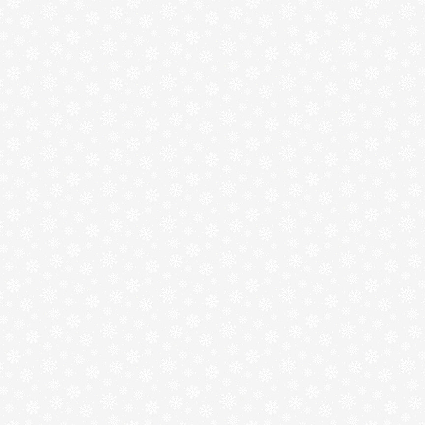 Seasonal Basics White Snowflakes Yardage by Christopher Thompson for Riley Blake Designs