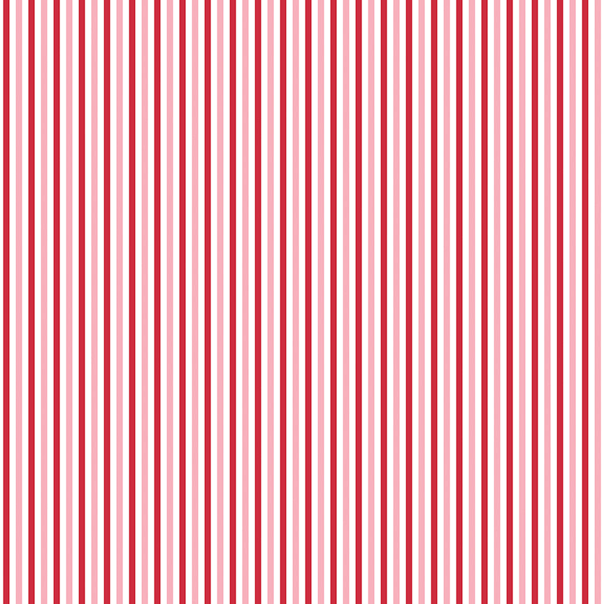 Seasonal Basics Valentine Ticking Stripe Yardage by Christopher Thompson for Riley Blake Designs