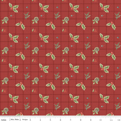 Holiday Spirit Green Holly Yardage by Lisa Audit for Riley Blake Designs