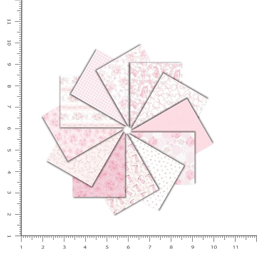 Pretty in Pink Fat Quarter Bundle From Timeless Treasures Fabrics